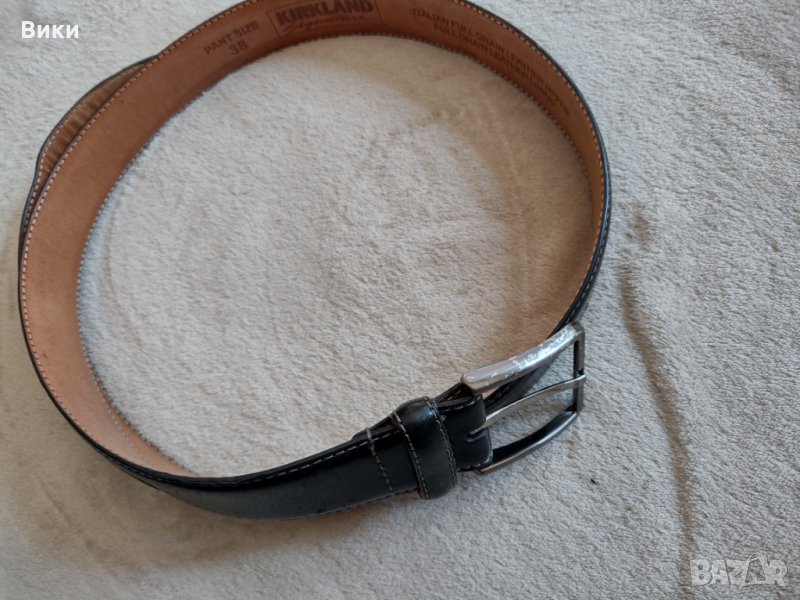 Мъжки кожен колан kirkland signature, снимка 1