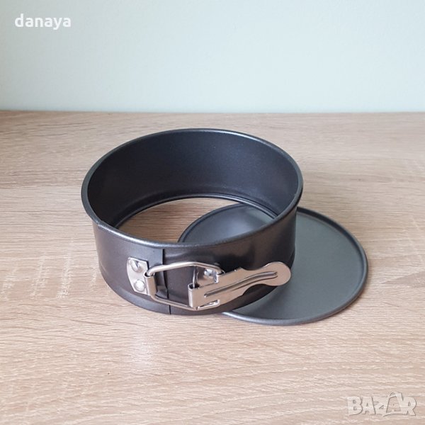 2467 Малка кръгла форма за печене с падащо дъно 12x5cm, снимка 1