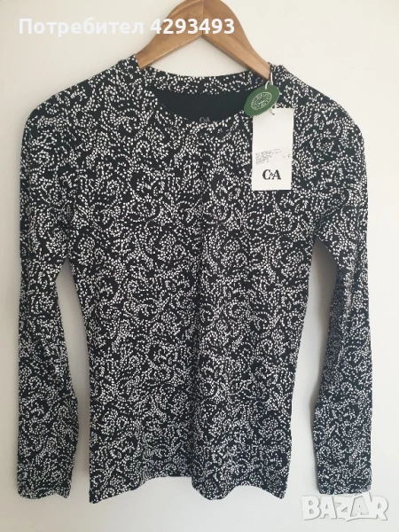 Тениска с дълъг ръкав С&А, снимка 1