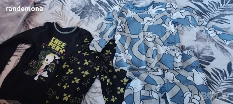 Детски памучни пижами 2 броя 146-152, снимка 1