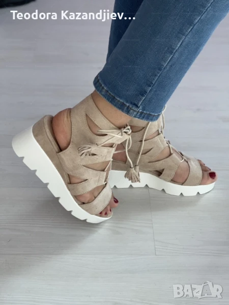 РАЗПРОДАЖБА ❗Спортно-елегантни дамски сандали за свеж и стилен облик подходящи за всяка обстановка, снимка 1