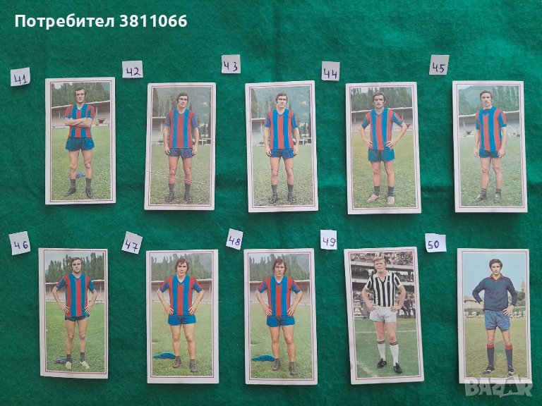 Panini and Valida old stickers/ Стари стикери на Панини и Валида на футболисти -1965-1980г, снимка 1