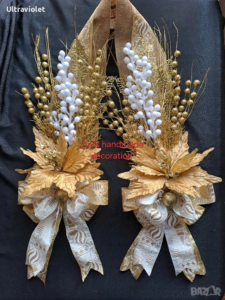 Коледна декорация за врата , снимка 1