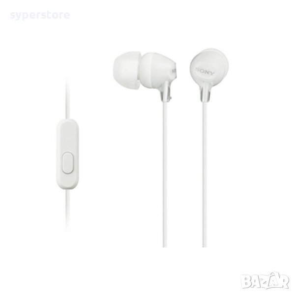 Слушалки тапи Sony MDREX15APW.CE7 White SS300851, снимка 1