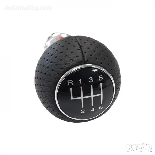 Топка за скоростен лост Automat, 6 скорорсти, За Audi A3, A4, Черен, снимка 1