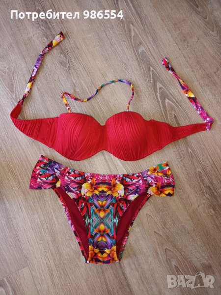 Дамски бански размер S 36 червени , снимка 1