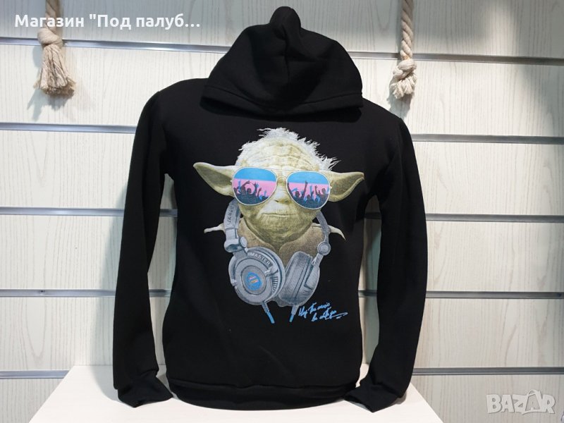 Нов детски суичър с трансферен печат Йода, Star Wars (Междузвездни войни), снимка 1