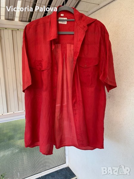Копринена риза PURE SILK, снимка 1