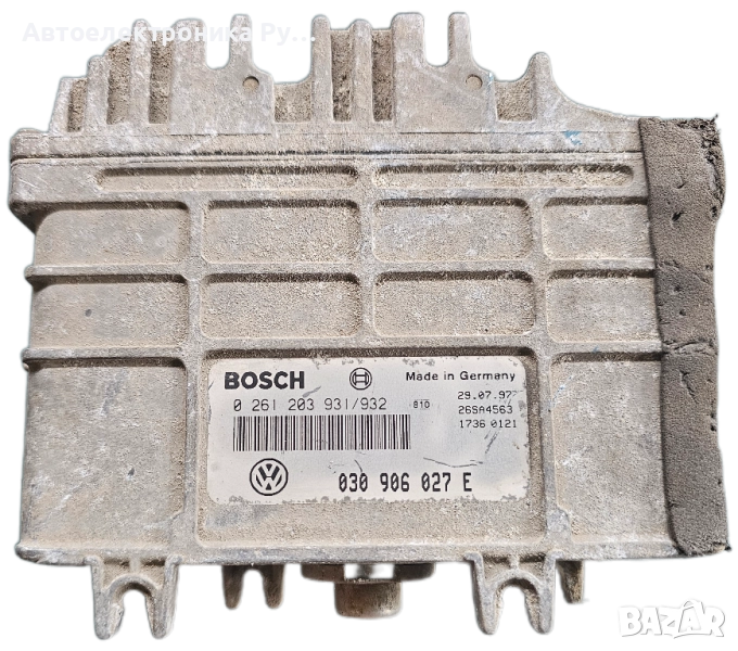 компютър VW VOLKSWAGEN POLO 1.0 AER ,030906027E, 030 906 027 E, BOSCH, 0261203931/932, 0261 203 931, снимка 1