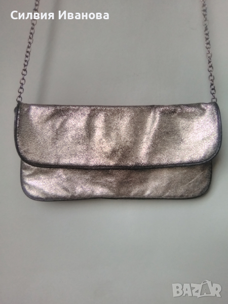 чанта златиста Mango, снимка 1