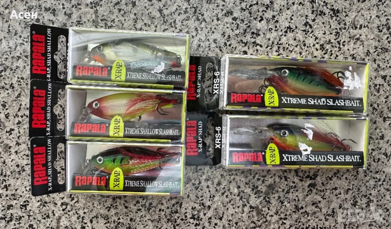 Воблери Rapala X-rap Shad 6 и X-rap Shad Shallow 6, снимка 1