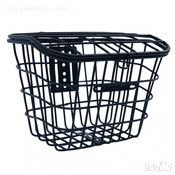 Кошница метална с капак (голяма) 22/28/34см, снимка 1