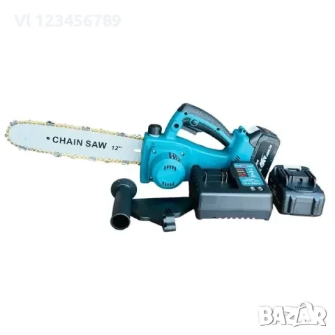 Акумулаторна резачка KraftRoyal 36V 2х 8Ah, 2 батерий+2 вериги, снимка 1