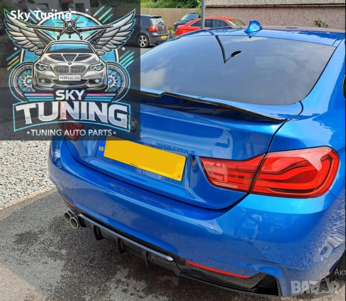 М4 Лип Спойлер за багажник за Bmw F32 spoiler бмв Ф32 4 series PSM, снимка 1