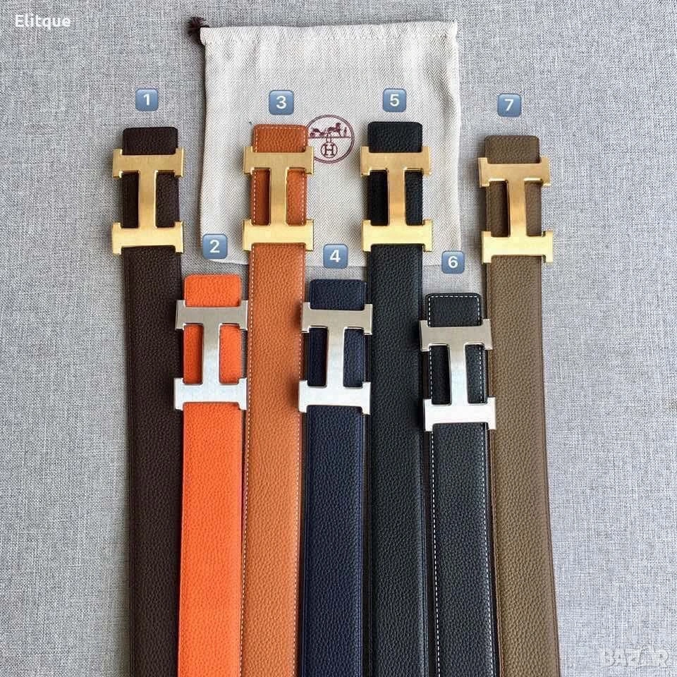 колани от естествена кожа в кутия hermes , снимка 1