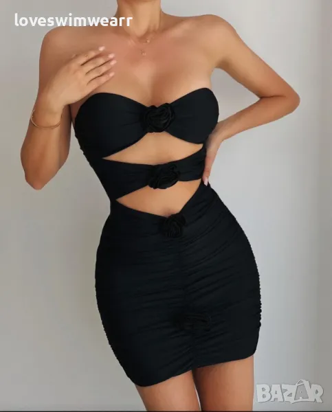 Цял бански с рози, снимка 1