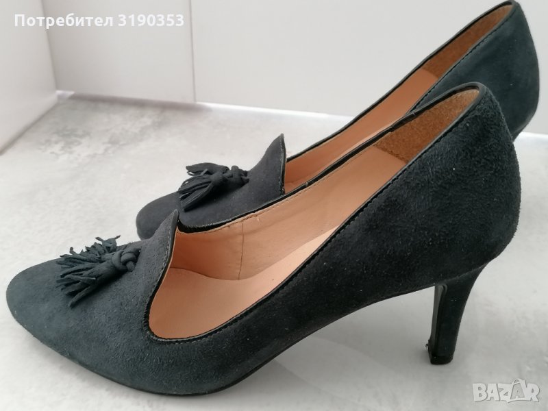 Дамски велурени обувки, размер 35 , снимка 1