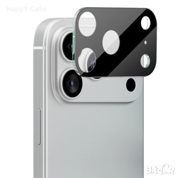 Apple iPhone 17 / Pro / Max / Air / 3D 9H Стъклен протектор за камера, снимка 1