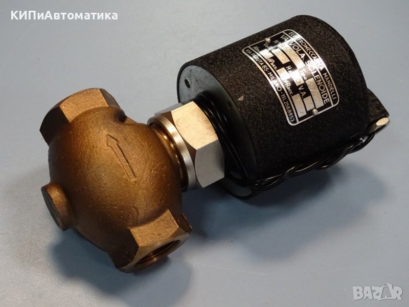 магнет вентил Elettromeccanica Mandelli valvola solenoide 49/50 220V G3/4, снимка 1