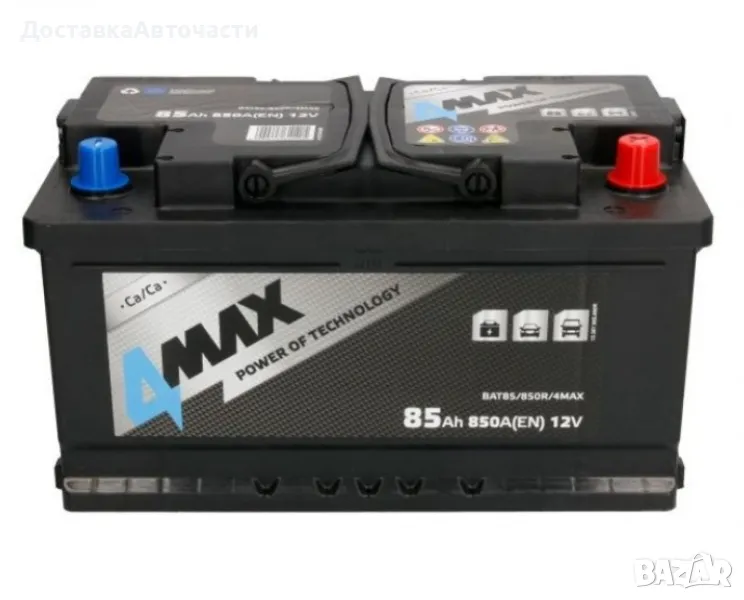 Акумулатор 4Max 85 Ah BAT85/850R/4MAX, снимка 1