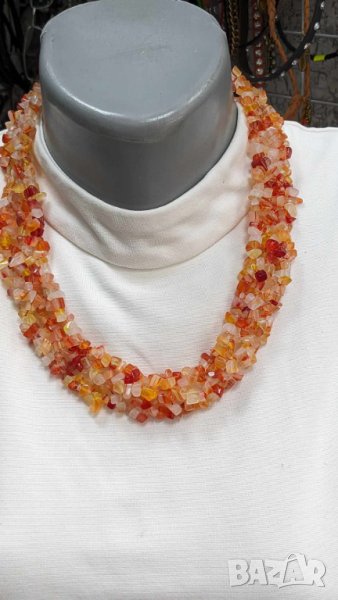 разпродажба РЕТРО ОГЪРЛИЦА ЕСТЕСТВЕНИ КАМЪНИ РЪЧНА ИЗРАБОТКА НАМАЛЕНИЕ , снимка 1