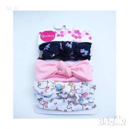 Бебешки ленти за глава. 3бр./9лв., снимка 1