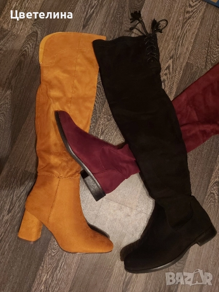 Дамски чизми нови 39 и 40 номер, снимка 1