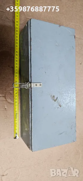 Дървена кутия ретро военна Интрументи Армия бна , снимка 1