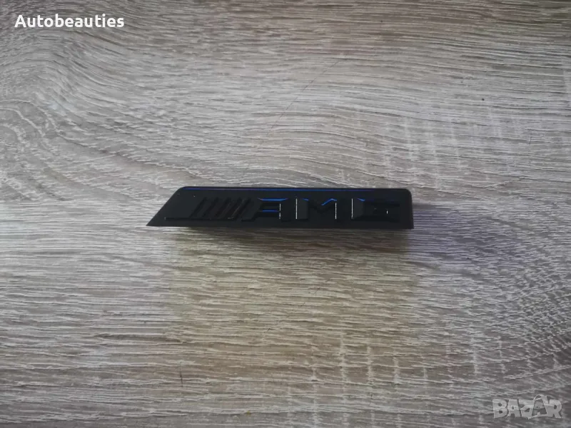 Mercedes Benz AMG черна емблема за решетка, снимка 1