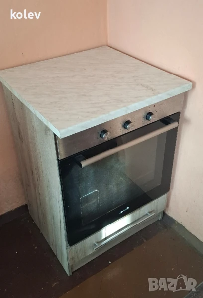Фурна за вграждане + шкаф с плот, снимка 1