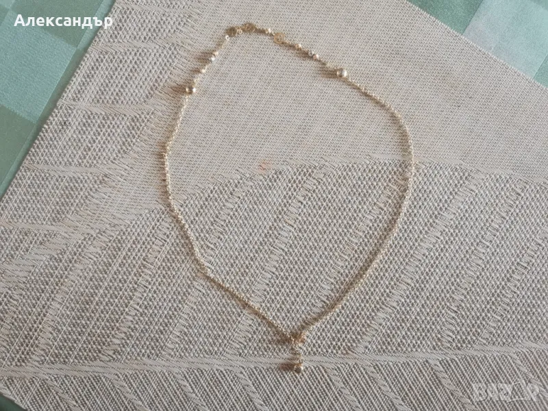 Дамско златно колие - 3,80 гр., 52,5 см. дължина, снимка 1