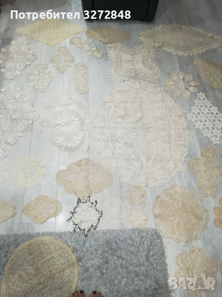 Ръчно изплетени покривки и карета, снимка 1