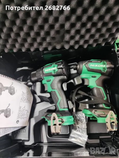 Акумулаторен к-т винтоверт и импакт hikoki, снимка 1