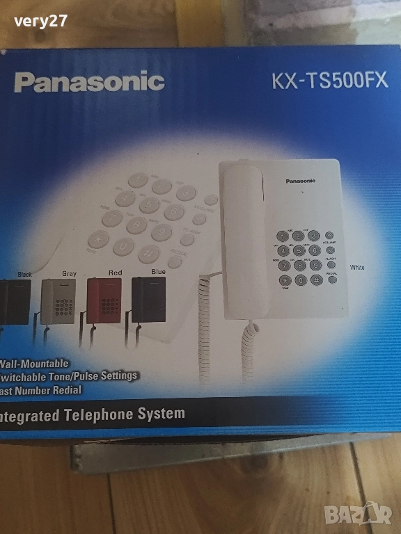 нов стационарен телефон, снимка 1