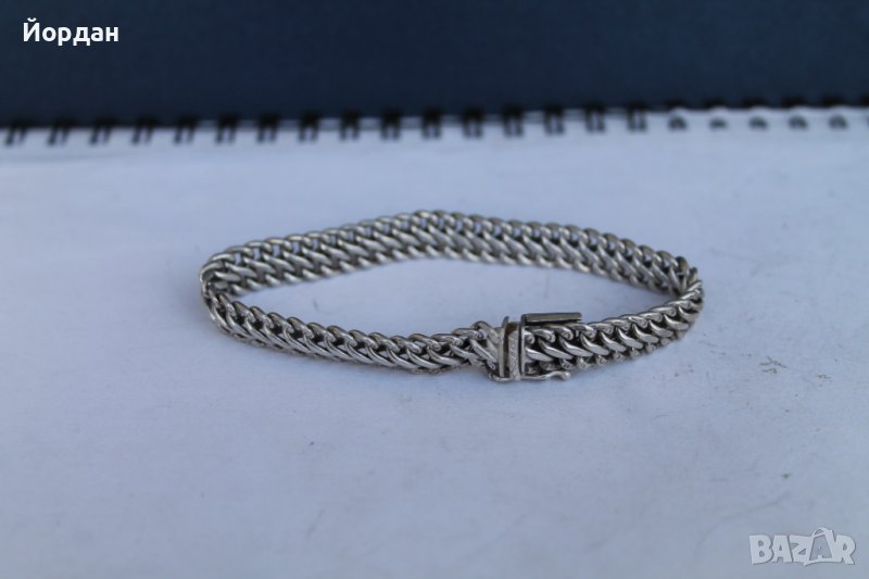 Стара сребърна дамска гривна, снимка 1