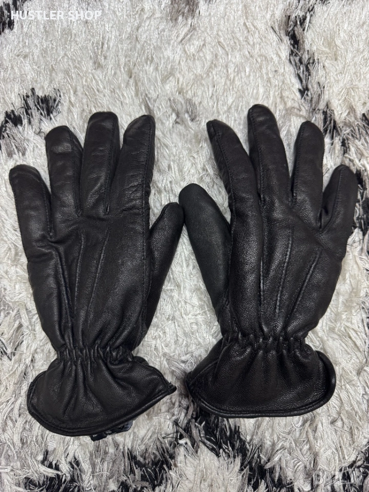 Мъжки ръкавици от естествена кожа BISON. Размер М, снимка 1