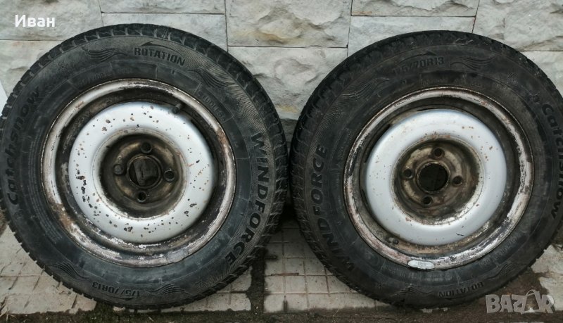 Зимни гуми с джанти Windforce, снимка 1