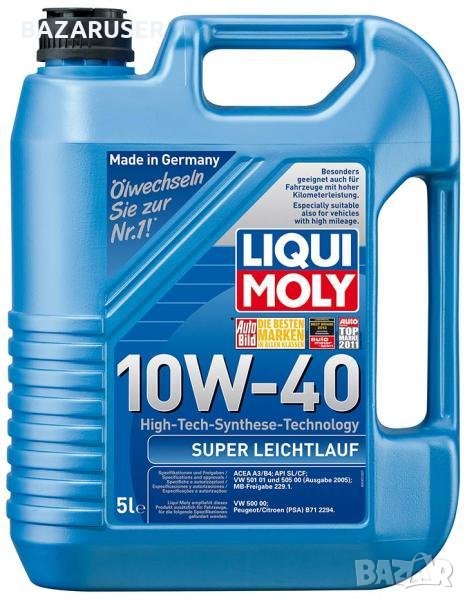 Двигателно масло LIQUI MOLY LEICHTLAUF 10W-40 - 5л, снимка 1