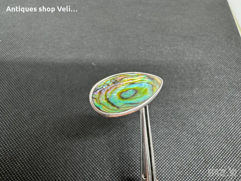 Сребърен пръстен №5972 , снимка 1