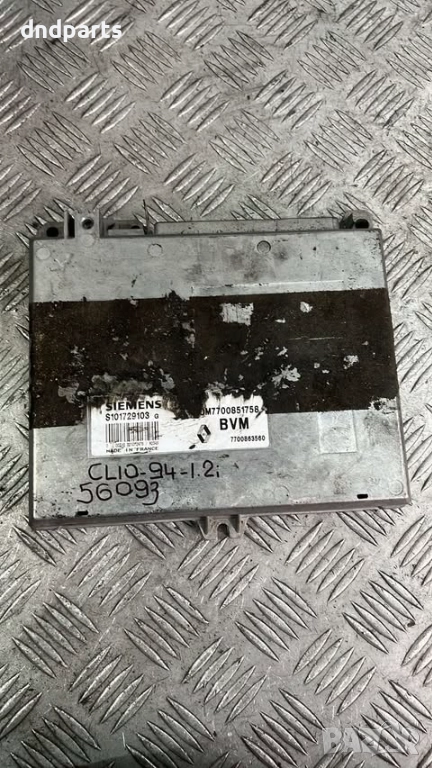 Компютър Renault Clio 1.2i 1994г. S101729103 7700851758 , снимка 1