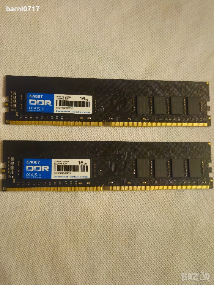 DDR4 2x16GB 3200MHz, снимка 1