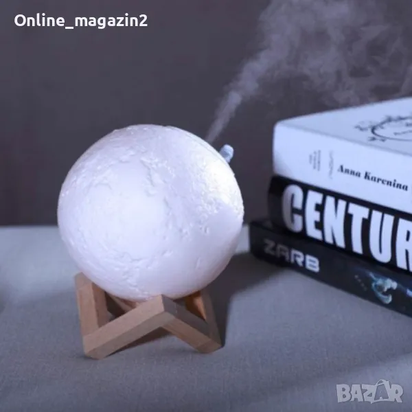 LED 3D лампа-луна с дистанционно управление , снимка 1