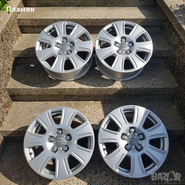 Оригинални алуминиеви джанти за Ауди 5x112x16, снимка 1
