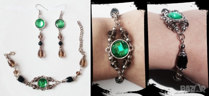 ! РАЗПРОДАЖБА ! Комплект бижута - ръчна изработка, снимка 1