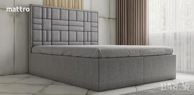 (-40%) Тапицирано легло Paris с БЕЗПЛАТНА ДОСТАВКА в цялата страна!, снимка 1