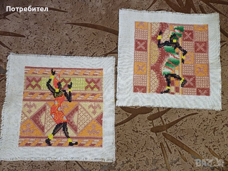 Гобленчета ,,Африкански ритми" и ,,Мост", снимка 1