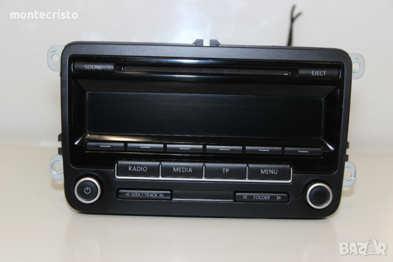 CD RADIO VW POLO V 6R1 6C1 (2009-2017г.) 5M0 035 186 J / 5M0035186J / касетофон, снимка 1