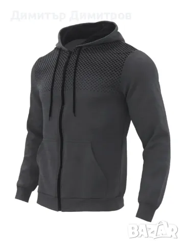 Топъл термален суичър с цип с качулка размер 50 Л-25лв, снимка 2 - Суичъри - 48354031