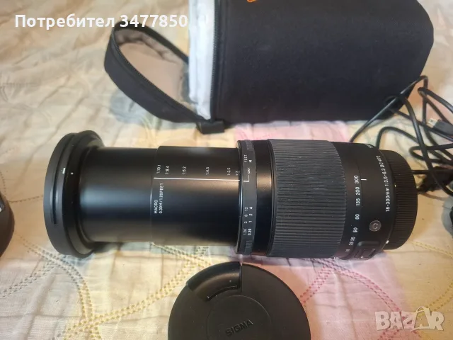 Обектив Sigma 18-300 mm f:3,5-6,3 DC ф72 за CANON APS-C, снимка 3 - Обективи и филтри - 55984292