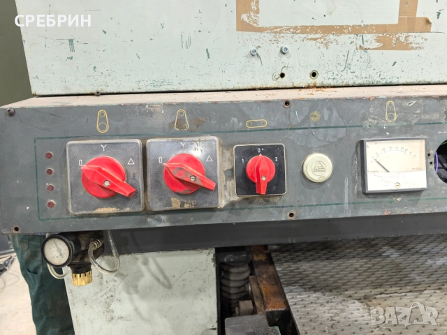 Калибровачен шлайф с 2 вала на 1100 мм + пета за фурнир, снимка 2 - Други машини и части - 51981976